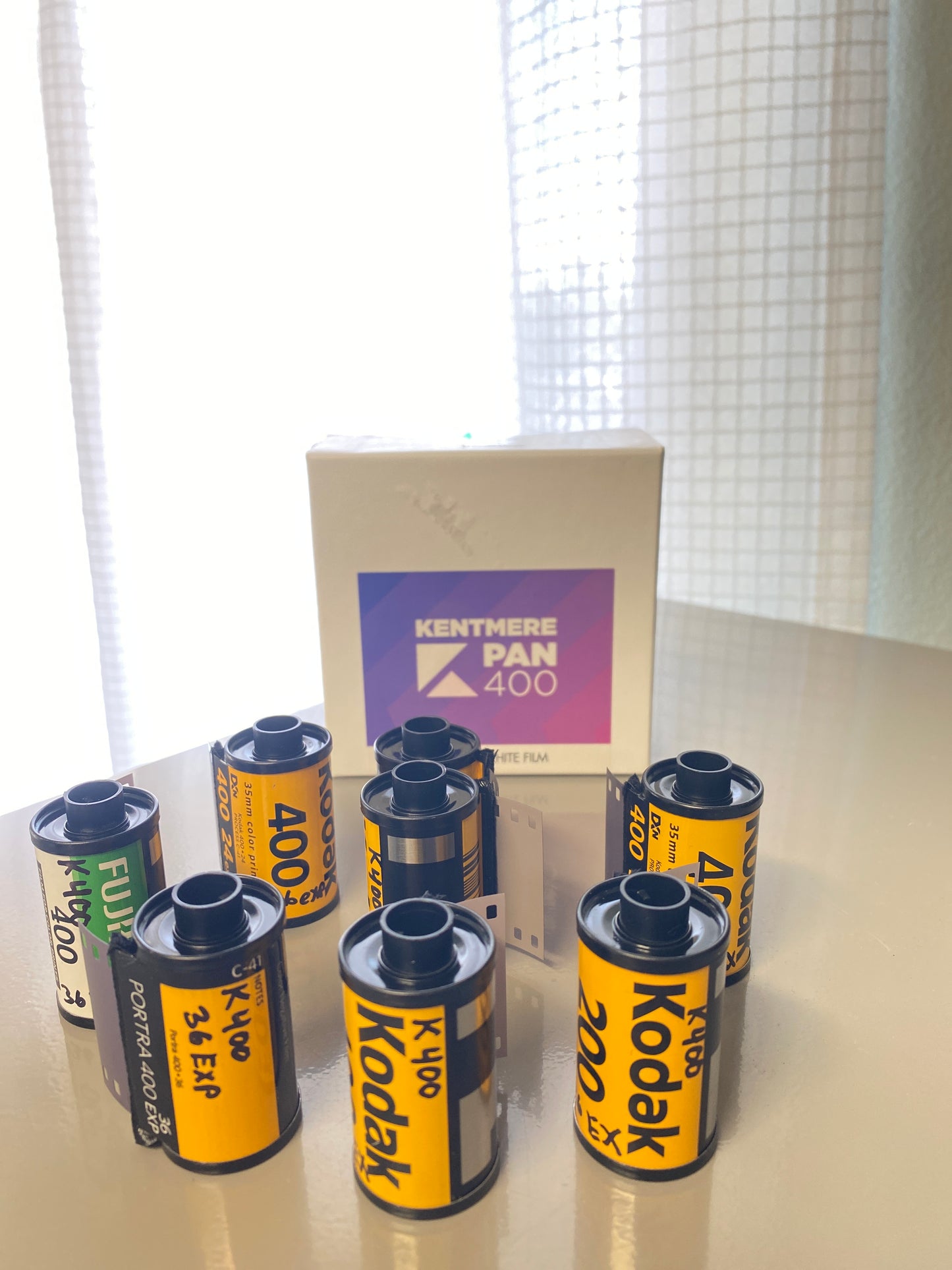 Bulk loaded Kentmere pan 400 36exp