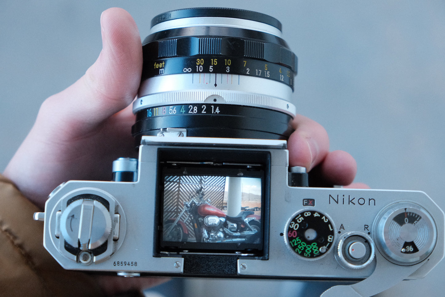 Nikon F w/50mm 1.4