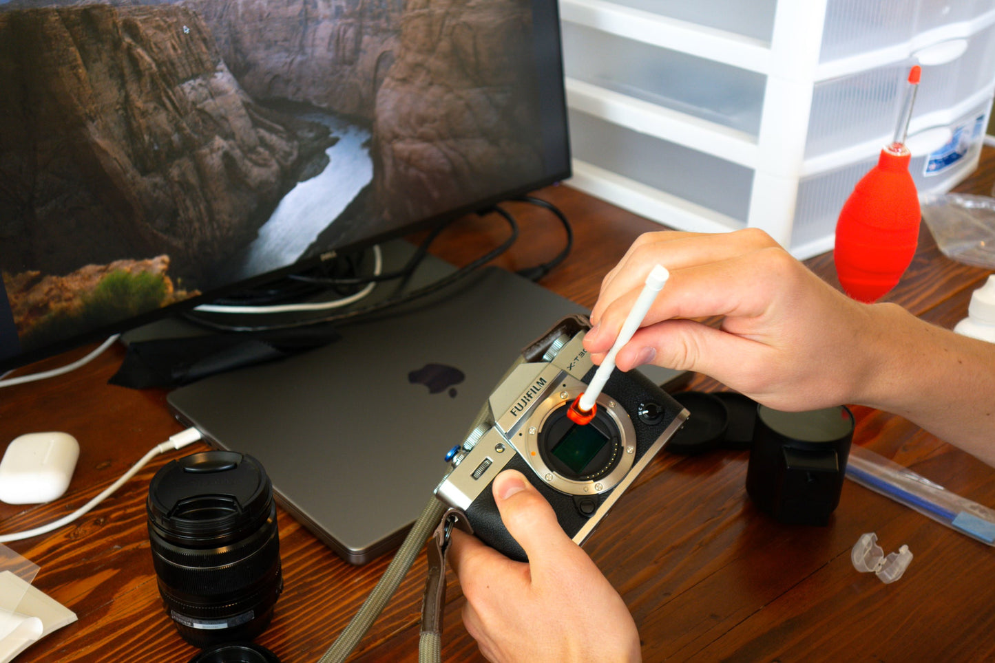 Camera Sensor Cleaning