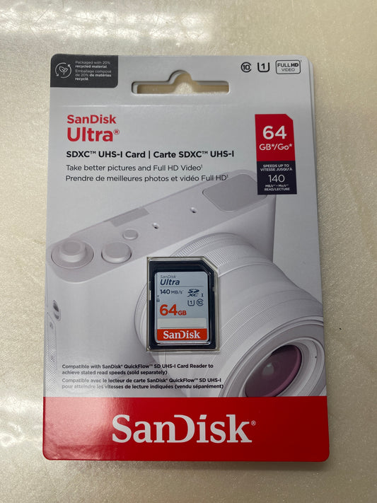 Sandisk Ultra 64gb SDXC UHS-1