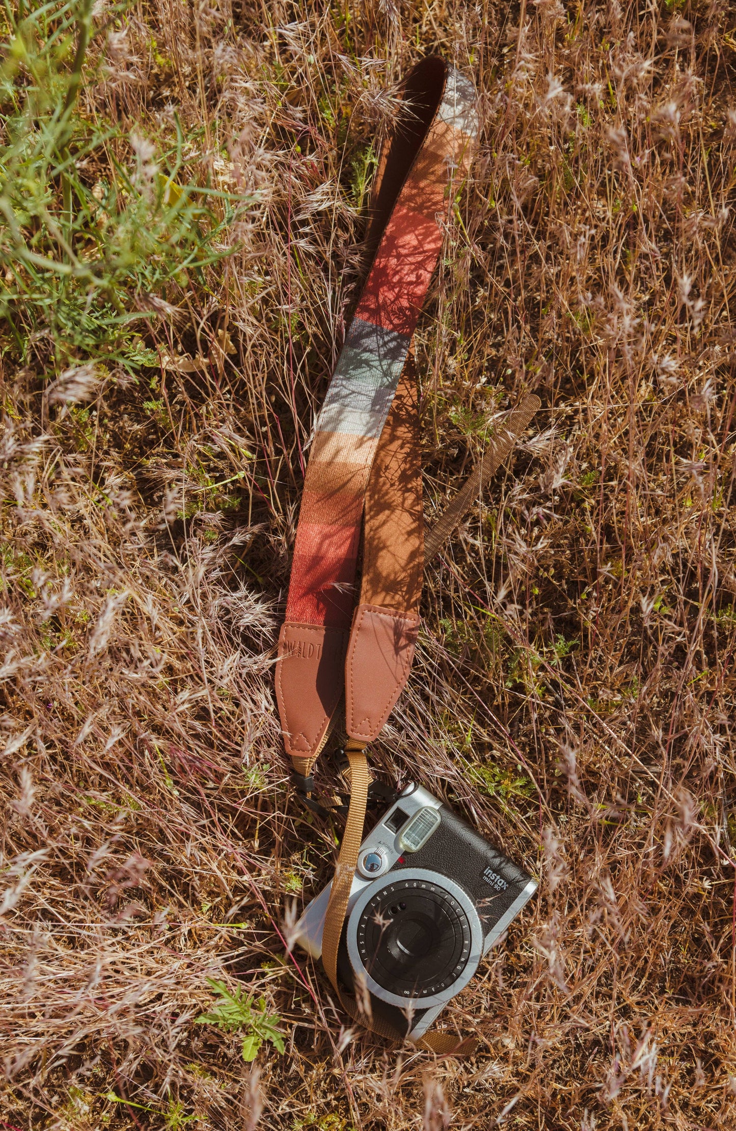 Retro Striped Camera Strap