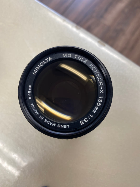 Minolta 135mm f3.5 lens