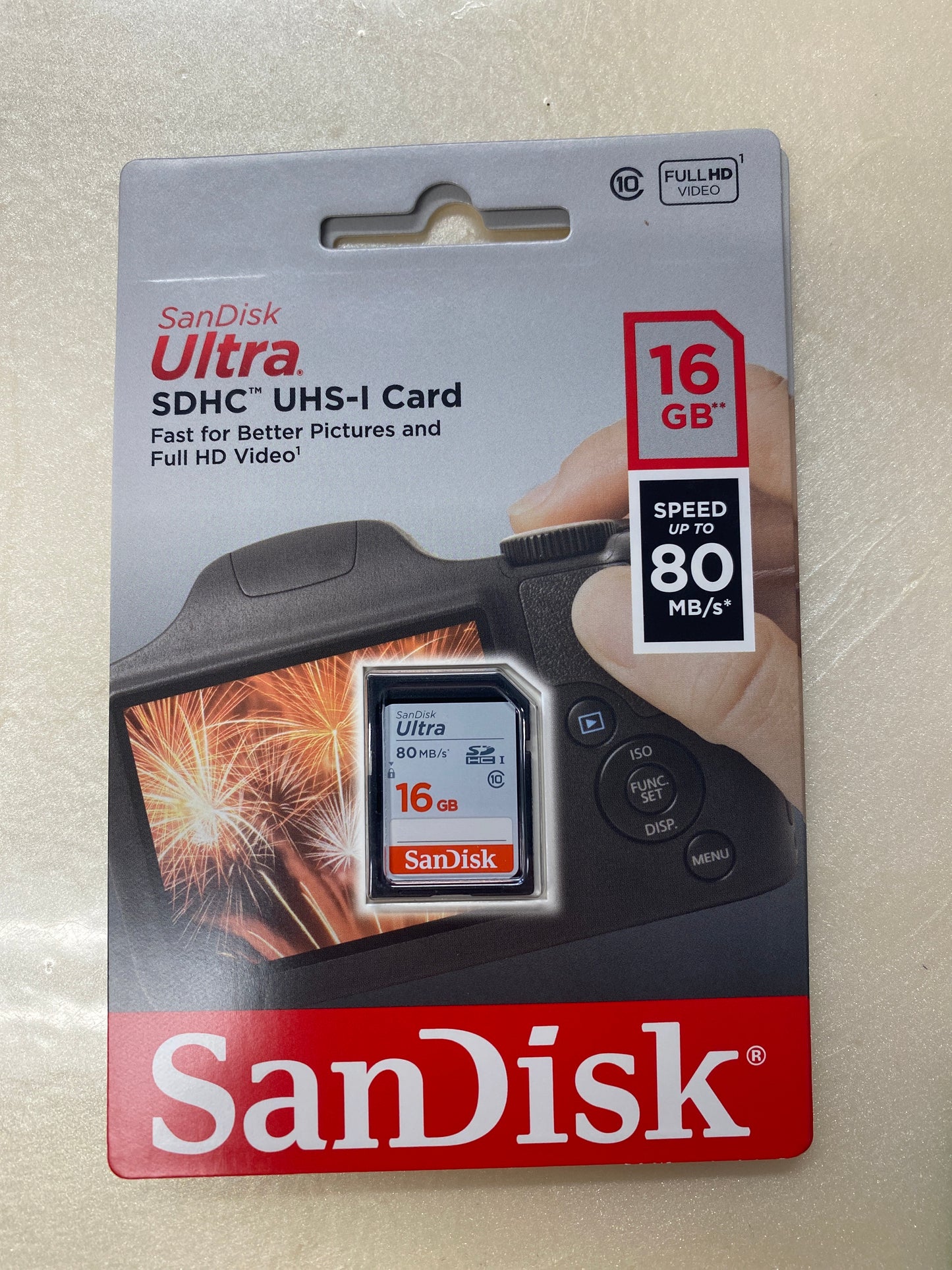 SanDisk Ultra 16gb UHS-1 SD card