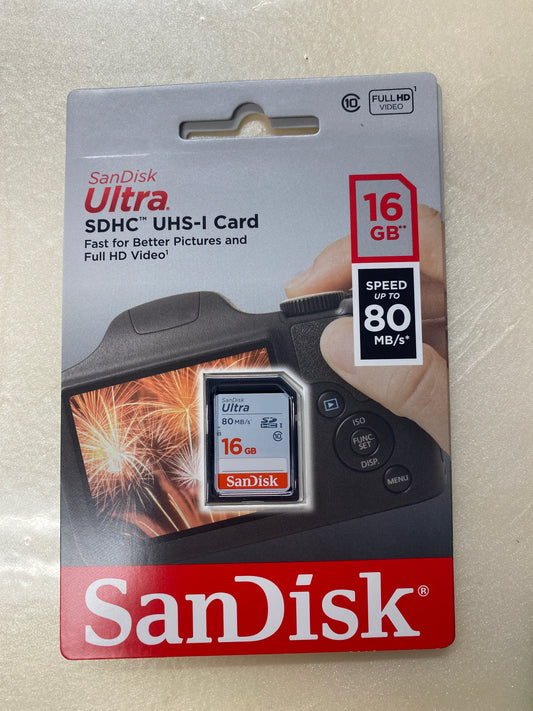 SanDisk Ultra 16gb UHS-1 SD card